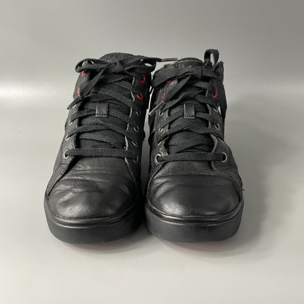 UGG Kids' Boscoe Black Leather Trainer, Kid's Size US 4 - Picture 4 of 13